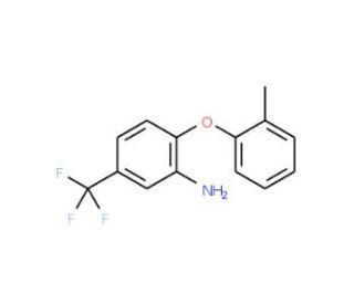 2-(2-Methylphenoxy)-5-(trifluoromethyl)aniline - chemical structure image