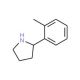2-(2-Methylphenyl)pyrrolidine (CAS 129540-23-4) - chemical structure image