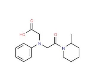 [[2-(2-Methylpiperidin-1-yl)-2-oxoethyl](phenyl)-amino]acetic acid - chemical structure image