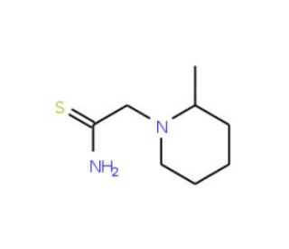 2-(2-methylpiperidin-1-yl)ethanethioamide - chemical structure image