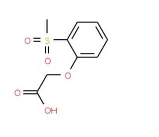 2-[2-(Methylsulfonyl)phenoxy]acetic acid - chemical structure image