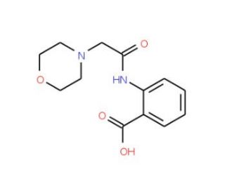 2-(2-Morpholin-4-yl-acetylamino)-benzoic acid - chemical structure image