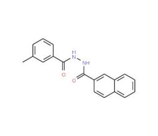 2-(2-Naphthoyl)-1-(m-toluoyl)hydrazine (CAS 83803-96-7) - chemical structure image