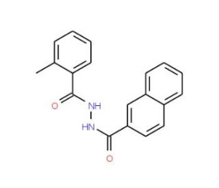 2-(2-Naphthoyl)-1-(o-toluoyl)hydrazine (CAS 83803-94-5) - chemical structure image