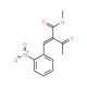 2-(2-Nitrobenzylidene)-3-oxobutanoic Acid, Methyl Ester (CAS 39562-27-1) - chemical structure image