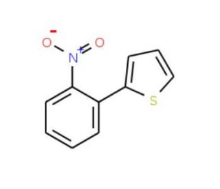 2-(2-nitrophenyl)thiophene - chemical structure image