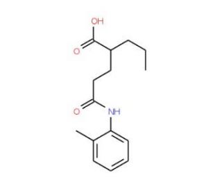 2-(2-o-Tolylcarbamoyl-ethyl)-pentanoic acid - chemical structure image