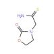 2-(2-oxo-1,3-oxazolidin-3-yl)ethanethioamide (CAS 172514-88-4) - chemical structure image