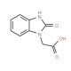 2-(2-oxo-2,3-dihydro-1H-1,3-benzodiazol-1-yl)acetic acid - chemical structure image