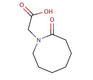 2-(2-oxoazocan-1-yl)acetic acid - chemical structure image