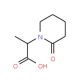 2-(2-oxopiperidin-1-yl)propanoic acid - chemical structure image