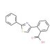 2-(2-Phenyl-1,3-thiazol-4-yl)benzene-carboxylic acid (CAS 60510-56-7) - chemical structure image
