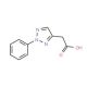 2-(2-phenyl-2H-1,2,3-triazol-4-yl)acetic acid - chemical structure image