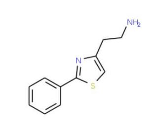 2-(2-Phenyl-thiazol-4-yl)-ethylamine - chemical structure image