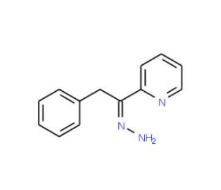 2-(2-phenylethanehydrazonoyl)pyridine - chemical structure image