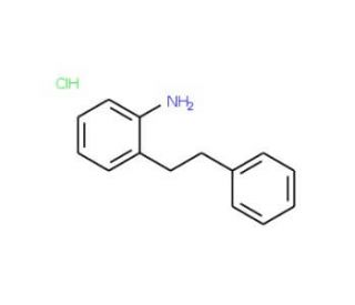 [2-(2-Phenylethyl)phenyl]aminehydrochloride - chemical structure image
