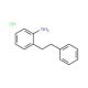 [2-(2-Phenylethyl)phenyl]aminehydrochloride - chemical structure image
