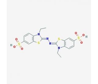 2,2&prime;-Azino-bis(3-ethylbenzothiazoline-6-sulfonic acid) (CAS 28752-68-3) - chemical structure image