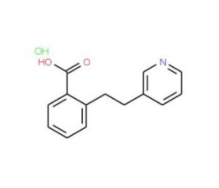 2-(2-Pyridin-3-ylethyl)benzoic acid hydrochloride - chemical structure image