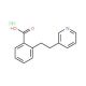2-(2-Pyridin-3-ylethyl)benzoic acid hydrochloride - chemical structure image