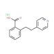 2-(2-Pyridin-4-ylethyl)benzoic acid hydrochloride - chemical structure image