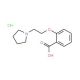 2-(2-Pyrrolidin-1-yl-ethoxy)-benzoic acid hydrochloride - chemical structure image