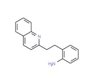 [2-(2-quinolin-2-ylethyl)phenyl]amine - chemical structure image