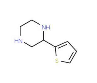 2-(2-Thienyl)piperazine (CAS 85803-49-2) - chemical structure image