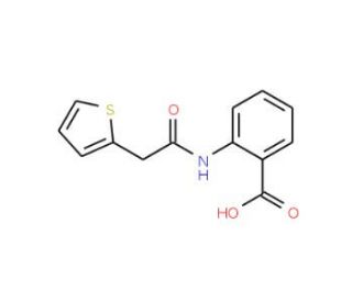 2-(2-Thiophen-2-yl-acetylamino)-benzoic acid (CAS 330635-60-4) - chemical structure image