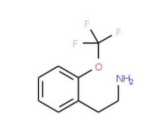 {2-[2-(Trifluoromethoxy)phenyl]ethyl}amine (CAS 137218-26-9) - chemical structure image