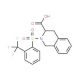2-(2-Trifluoromethyl-benzenesulfonyl)-1,2,3,4-tetrahydro-isoquinoline-3-carboxylic acid - chemical structure image