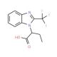 2-(2-Trifluoromethyl-benzoimidazol-1-yl)-butyric acid - chemical structure image