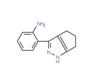 2-{2H,4H,5H,6H-cyclopenta[c]pyrazol-3-yl}aniline - chemical structure image