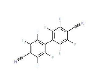 2,2&prime;,3,3&prime;,5,5&prime;,6,6&prime;-Octafluoro-4,4&prime;-biphenyldicarbonitrile (CAS 28442-30-0) - chemical structure image