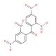 2,2′,4,4′-Tetranitrobenzophenone (CAS 71535-97-2) - chemical structure image