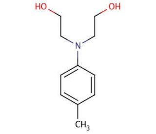 2,2&prime;-(4-Methylphenylimino)diethanol (CAS 3077-12-1) - chemical structure image