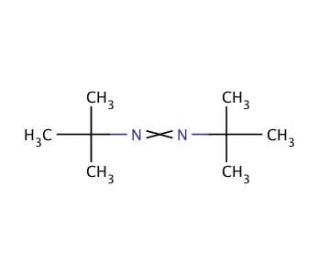 2,2&prime;-Azobis(2-methylpropane) (CAS 927-83-3) - chemical structure image