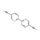 2,2′-Bipyridine-5,5′-dicarbonitrile (CAS 1802-29-5) - chemical structure image