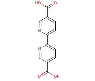 2,2&prime;-Bipyridine-5,5&prime;-dicarboxylic acid (CAS 1802-30-8) - chemical structure image