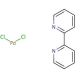 (2,2′-Bipyridine)dichloropalladium(II) (CAS 14871-92-2) - chemical structure image