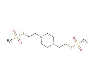 2,2&prime;-Bis(methanethiosulfonato)diethylpiperazine (CAS 1811-55-8) - chemical structure image