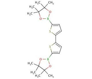 2,2&prime;-Bithiophene-5,5&prime;-diboronic acid bis(pinacol) ester (CAS 239075-02-6) - chemical structure image