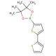 2,2′-Bithiophene-5-boronic acid pinacol ester (CAS 479719-88-5) - chemical structure image
