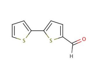 2,2&prime;-Bithiophene-5-carboxaldehyde (CAS 3779-27-9) - chemical structure image