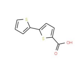 2,2&prime;-Bithiophene-5-carboxylic acid (CAS 2060-55-1) - chemical structure image