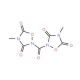 2,2′-Carbonylbis(3,5-dioxo-4-methyl-1,2,4-oxadiazolidine) (CAS 115491-90-2) - chemical structure image
