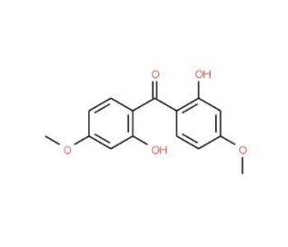 2,2&prime;-Dihydroxy-4,4&prime;-dimethoxybenzophenone (CAS 131-54-4) - chemical structure image