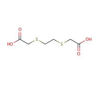 2,2&prime;-(Ethylenedithio)diacetic acid (CAS 7244-02-2) - chemical structure image
