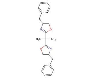 (&plus;)-2,2&prime;-Isopropylidenebis[(4R)-4-benzyl-2-oxazoline] - chemical structure image
