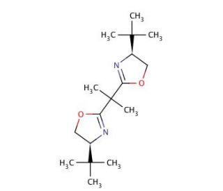 2,2&prime;-Isopropylidenebis[(4S)-4-tert-butyl-2-oxazoline] (CAS 131833-93-7) - chemical structure image
